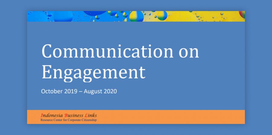 Communication on Engagement 2021